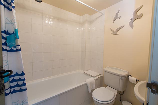 Bittern Cottage's bathroom